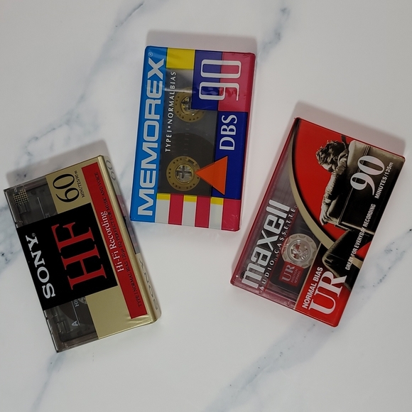 (13) Blank Cassette Tapes - Sony Maxell Memorex - Picture 11 of 12